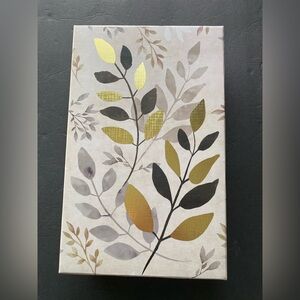 Ashland decorative box rectangle storage botanical leaf floral sunflower 2016